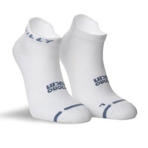 Hilly Mens Active Socklets / White/Gray